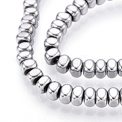 Electroplated Synthetic Non-magnetic Hematite Beads Strands&nbsp;X-G-T139-61A
