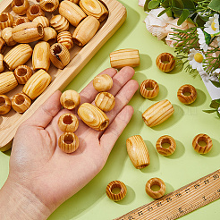 140Pcs 2 Styles Wood Beads&nbsp;WOOD-DC0001-41