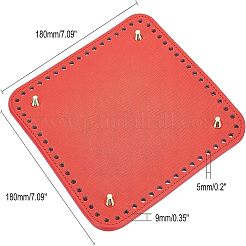 PU Leather Bag Bottom&nbsp;FIND-WH0059-23A