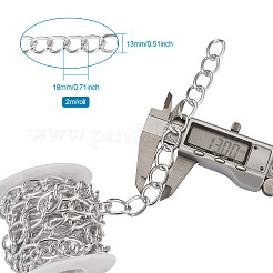 Aluminium Twisted Chains&nbsp;CHA-TA0001-08S