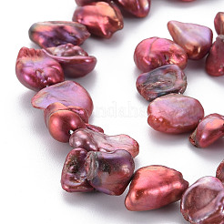 Natural Keshi Pearl Beads Strands&nbsp;PEAR-S021-030