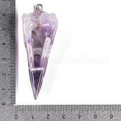 Natural Amethyst Big Pendants&nbsp;G-Q172-12B