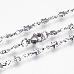 304 Stainless Steel Chain Necklaces&nbsp;STAS-P164-26