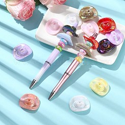 36Pcs 9 Colors Opaque UV Plating Acrylic Beads&nbsp;PACR-CJ0001-48