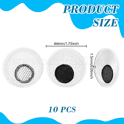 Polyester Clothing Patches&nbsp;PATC-WH0022-46F