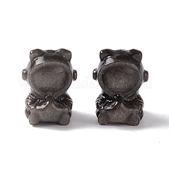 Natural Silver Obsidian Beads&nbsp;G-G859-04