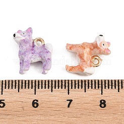 Alloy Enamel Pendants&nbsp;ENAM-D320-07