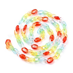 Handmade Transparent Acrylic Cable Chains&nbsp;AJEW-JB00984