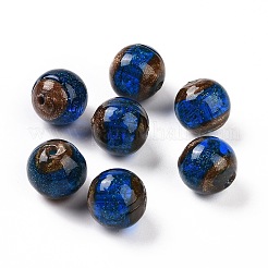 Handmade Gold Sand Lampwork Beads&nbsp;LAMP-C004-02D