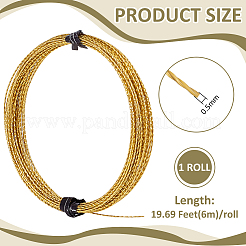 Braided Brass Wires&nbsp;CWIR-WH0013-008B