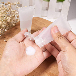 20ml Matte PE Plastic Refillable Flip Top Cap Bottles&nbsp;LS-MRMJ-WH0024-01A
