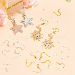 500Pcs 2 Colors Brass French Earring Hooks&nbsp;KK-SP0001-39