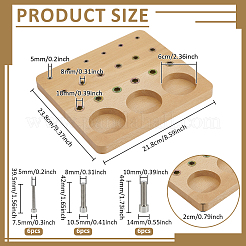 18-hole Wooden Nail Board&nbsp;DIY-WH0671-167