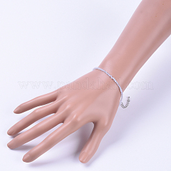 Natural Light Blue Agate Bead Bracelets&nbsp;BJEW-JB04555-03