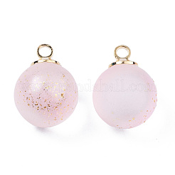 Two Tone Transparent Spray Painted Glass Pendants&nbsp;GLAA-N035-020C-C06