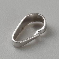 925 Sterling Silver Snap on Bails&nbsp;STER-WH0026-08P