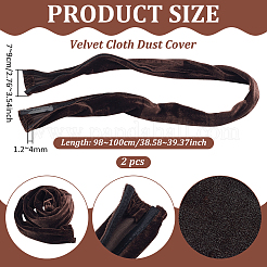 2Pcs Velvet Cloth Dust Cover for Chandelier Hanging Chain&nbsp;AJEW-BC0010-49A