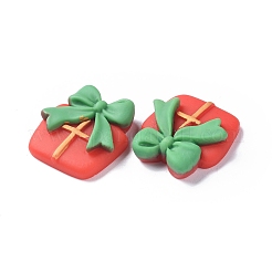 Christmas Theme Opaque Resin Cabochons&nbsp;RESI-F042-01C