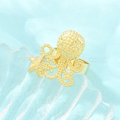 Ocean Brass Cuff Open Rings&nbsp;KK-CBA5A76-04G-01