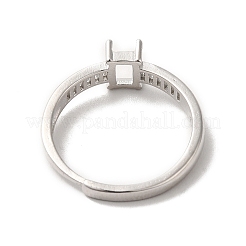 Adjustable Alloy Pad Ring Settings&nbsp;KK-C022-01B-P
