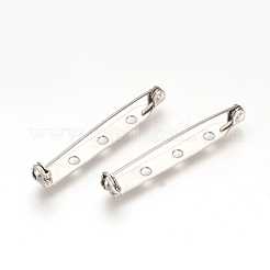 Non-Tarnish 304 Stainless Steel Pin Brooch Back Bar Findings&nbsp;STAS-Q184-04C