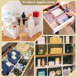 Rectangle Plastic Drawer Dividers&nbsp;AJEW-WH0556-99