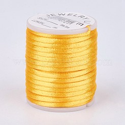 Nylon Satin Rattail Cords&nbsp;NWIR-G017-B
