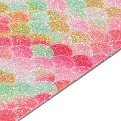 Sparkle PU Leather Fabric&nbsp;AJEW-MSMC006-02