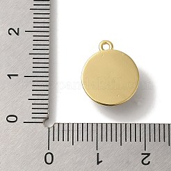 Rack Plating Brass Micro Pave Cubic Zirconia Pendants&nbsp;KK-A229-09G