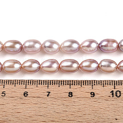Natural Cultured Freshwater Pearl Beads Strands&nbsp;PEAR-N012-AA-03