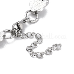 Non-Tarnish 304 Stainless Steel Link Chain Bracelets for Women&nbsp;BJEW-Q343-04A-P