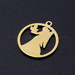 201 Stainless Steel Pendants&nbsp;STAS-S105-JN363-6
