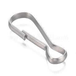 Tarnish Resistant 304 Stainless Steel Keychain Clasp Findings&nbsp;STAS-I166-32P
