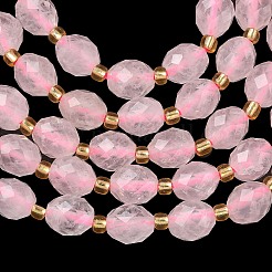 Natural Rose Quartz Beads Strands&nbsp;G-F809-A15-01
