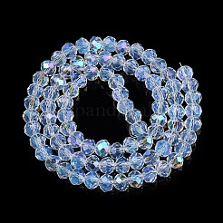 Electroplate Glass Beads Strands&nbsp;X-EGLA-A044-J6mm-L06