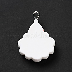 Christmas Opaque Resin Pendants&nbsp;RESI-G043-A08