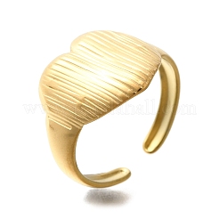 304 Stainless Steel Open Cuff Rings for Women&nbsp;STAS-Z108-05G-05