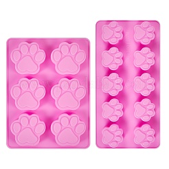 2Pcs 2 Styles Paw Shaped Fondant Molds&nbsp;DIY-SZ0002-69