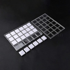 4-Rows 6 Grids Acrylic Organizer Storage Boxes&nbsp;CON-R030-05