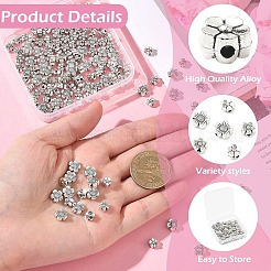 150Pcs 3 Styles Alloy Spacer Beads&nbsp;FIND-YW0011-75