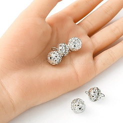 Brass Crystal Rhinestone Connector Charms&nbsp;PALLOY-YW0001-42