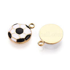 304 Stainless Steel Enamel Pendants&nbsp;STAS-T068-09