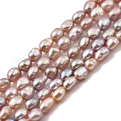 Natural Cultured Freshwater Pearl Beads Strands&nbsp;PEAR-I007-01P-04A