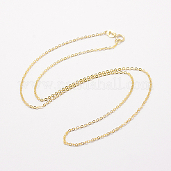 925 Sterling Silver Cable Chains Necklaces&nbsp;STER-F028-32G