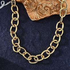 Brass Cable Chain Bracelets&nbsp;BJEW-H537-11G