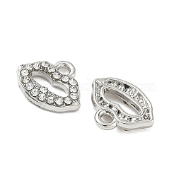 Alloy Rhinestone Pendants&nbsp;LS-ENAM-I073-04P-01