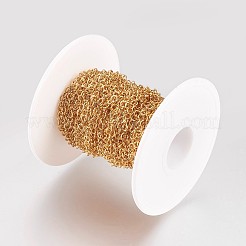 Ion Plating(IP) Handmade 304 Stainless Steel Rolo Chains&nbsp;STAS-P200-31G