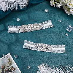 Nylon Lace Elastic Bridal Garters&nbsp;AJEW-WH0661-25A