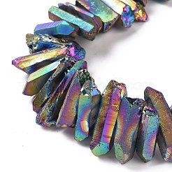 Natural Quartz Crystal Points Beads Strands&nbsp;G-K181-B19