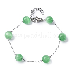 304 Stainless Steel Cable Chain Bracelets&nbsp;BJEW-C094-01P-04